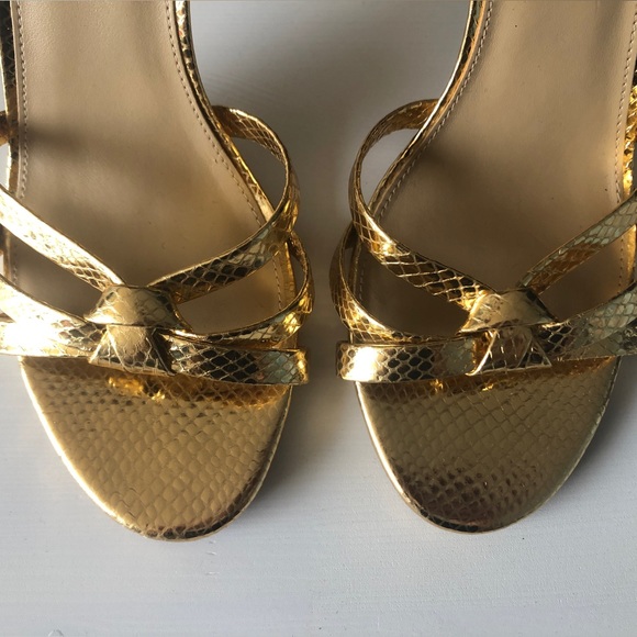 Michael Kors Gold Height Heels US 10 - Picture 6 of 12